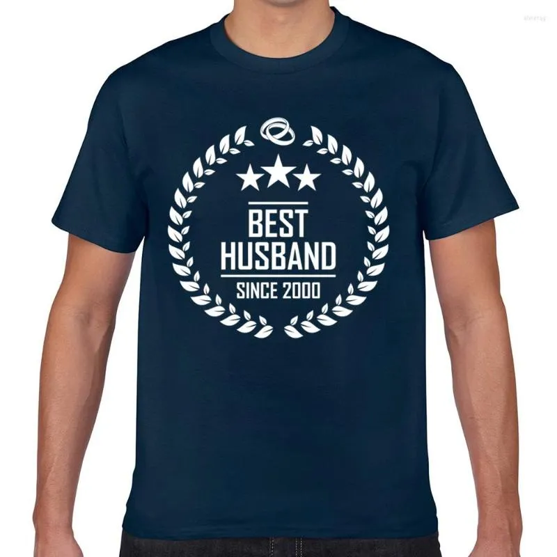 Men's T Shirts Tops Shirt Men Husband Since 2000 Hip Hop White Geek Short Male Tshirt XXX