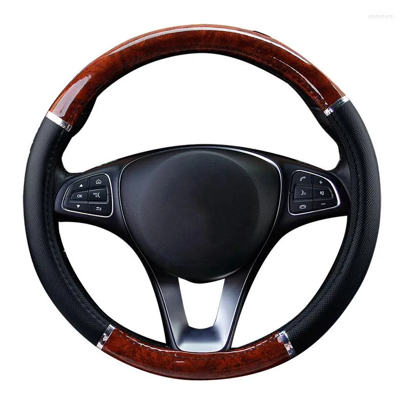 Steering Wheel Covers Car Cover Wrap Environmental Protection 10 Kinds Of Universal Styling 37-38CM/14.5''-15'' Hand Bar Protector