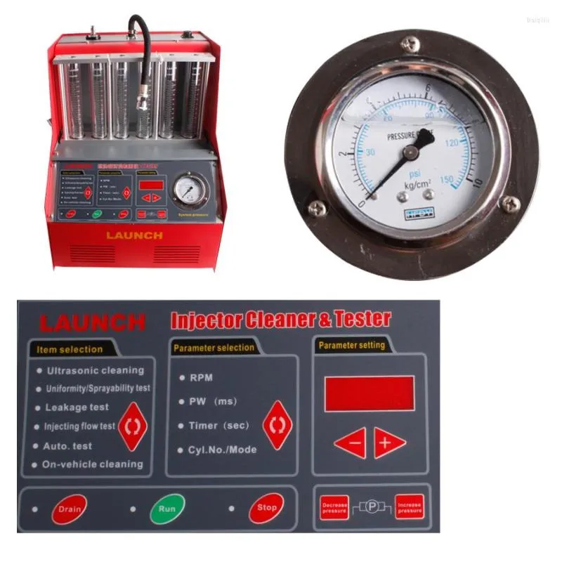 Originele CNC-602A 6 JARS Injector Cleaner Tester met Engelse paneel CNC602A