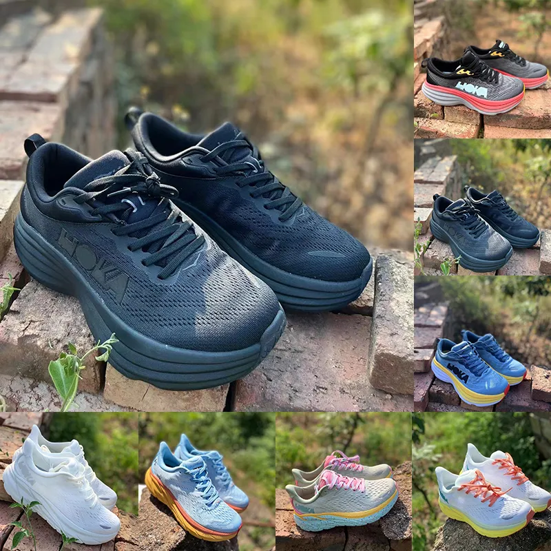 OG Hokas Overpronation Running Shoes Carbon X 2 Clifton 8 Bondi8 Shock Absorbing Runner Sneakers