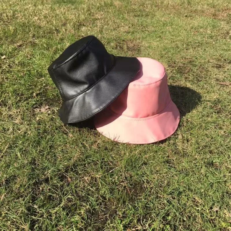 Breda brimhattar läder boonie hink hatt sombreros sapka modis kvinnlig mössa fiske visir sun safari camping 2023 design cappelli
