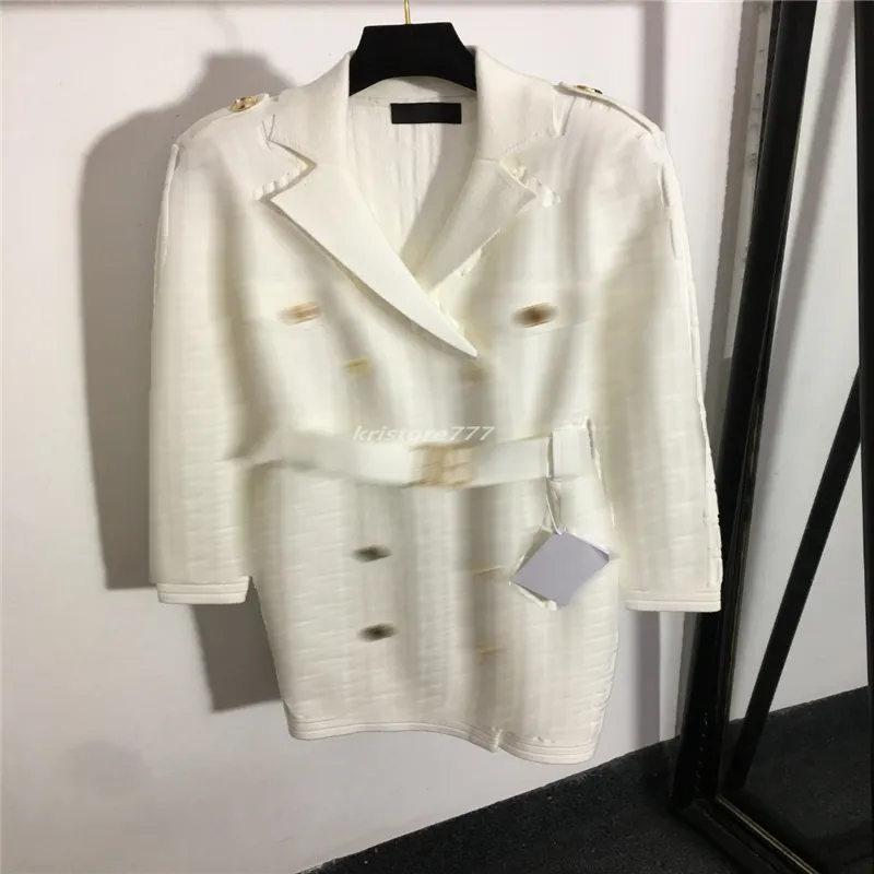 23SS FW Maglieria da donna Camicie eleganti Abiti con lettere all-over Ragazze Milano Runway Canotta Viscosa aderente Manica lunga Abiti firmati Camicia personalizzata di fascia alta con cintura