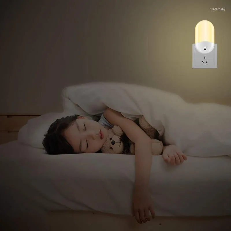 Prise de veilleuse - Bébé - Enfants - Adultes - LED blanc chaud