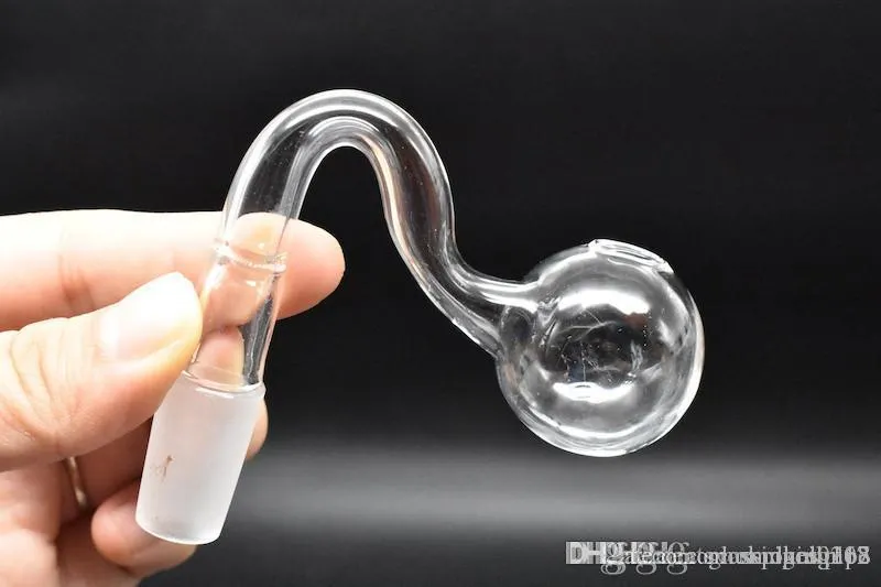 New Pyrex Thick Glass Oil Burner Pipe Glass Pipes 10mm 14mm 18mm Male ...
