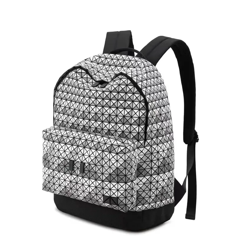 Fashion designer backpack BAO BAO ISSE MIYAK Unisex backpack Luxury handbag diamond design Large Capacity Compartment New