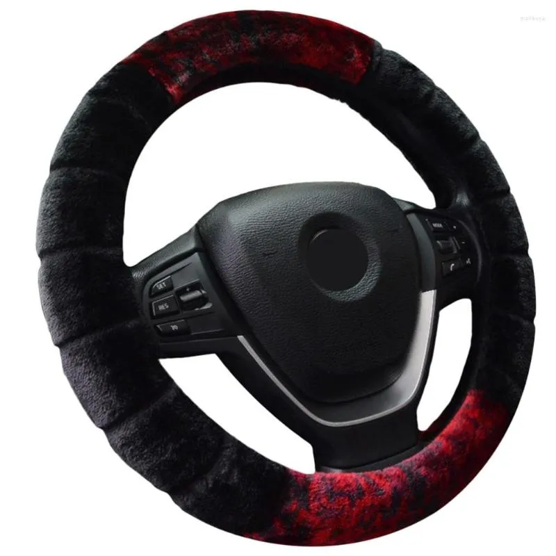 Steering Wheel Covers Inch Warm Auto Car Cover Universal Sleeve Protector(Black)