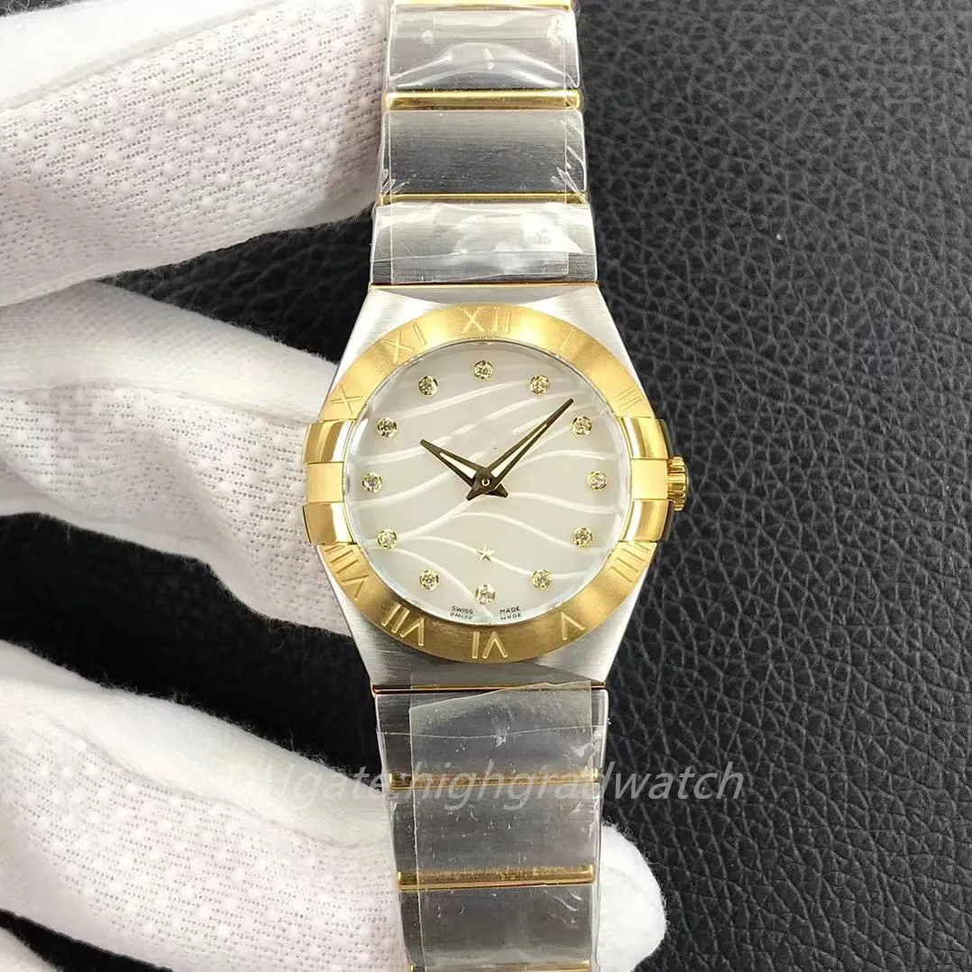 2023 Watch 3S Ladies Watch 28 мм в диаметре с 4061 Движение сапфировое стеклянное зеркало и корпус -полированный