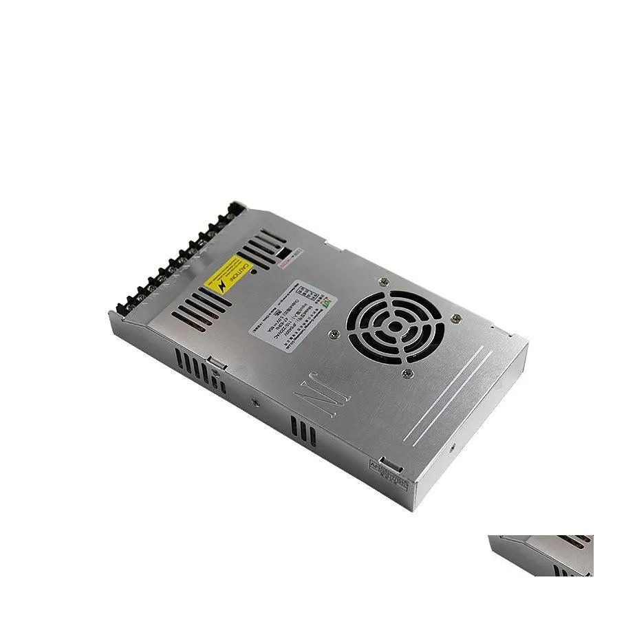 Trasformatori di illuminazione 5V 70A 350W 80A 400W Alimentatore a commutazione Driver per striscia led AC 100240V Ingresso a cc Drop Delivery Lights A Otjfy