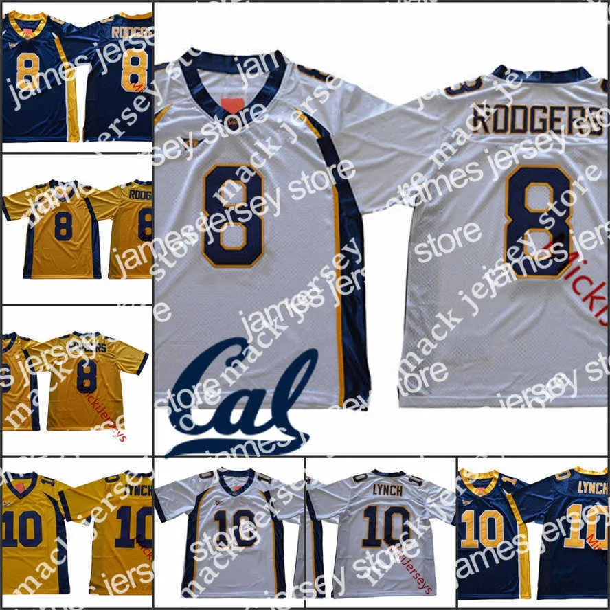American College Football Wear NCAA Custom Cal Bears Camiseta de fútbol cosida 72 Mitchell Schwartz 27 Ashtyn Davis 6 Jaylinn Hawkins 8 Aaron