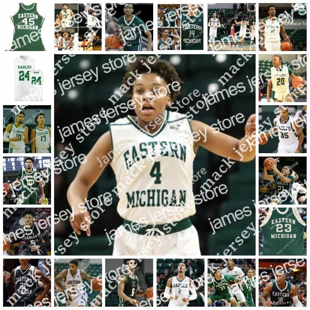 College Basketball Wears NCAA Custom Eastern Michigan Emu Stitched Basketball Jersey 0 Tiffany Suarez 1 Sasha Dailey 2 Juanita Agosto 3 Tori