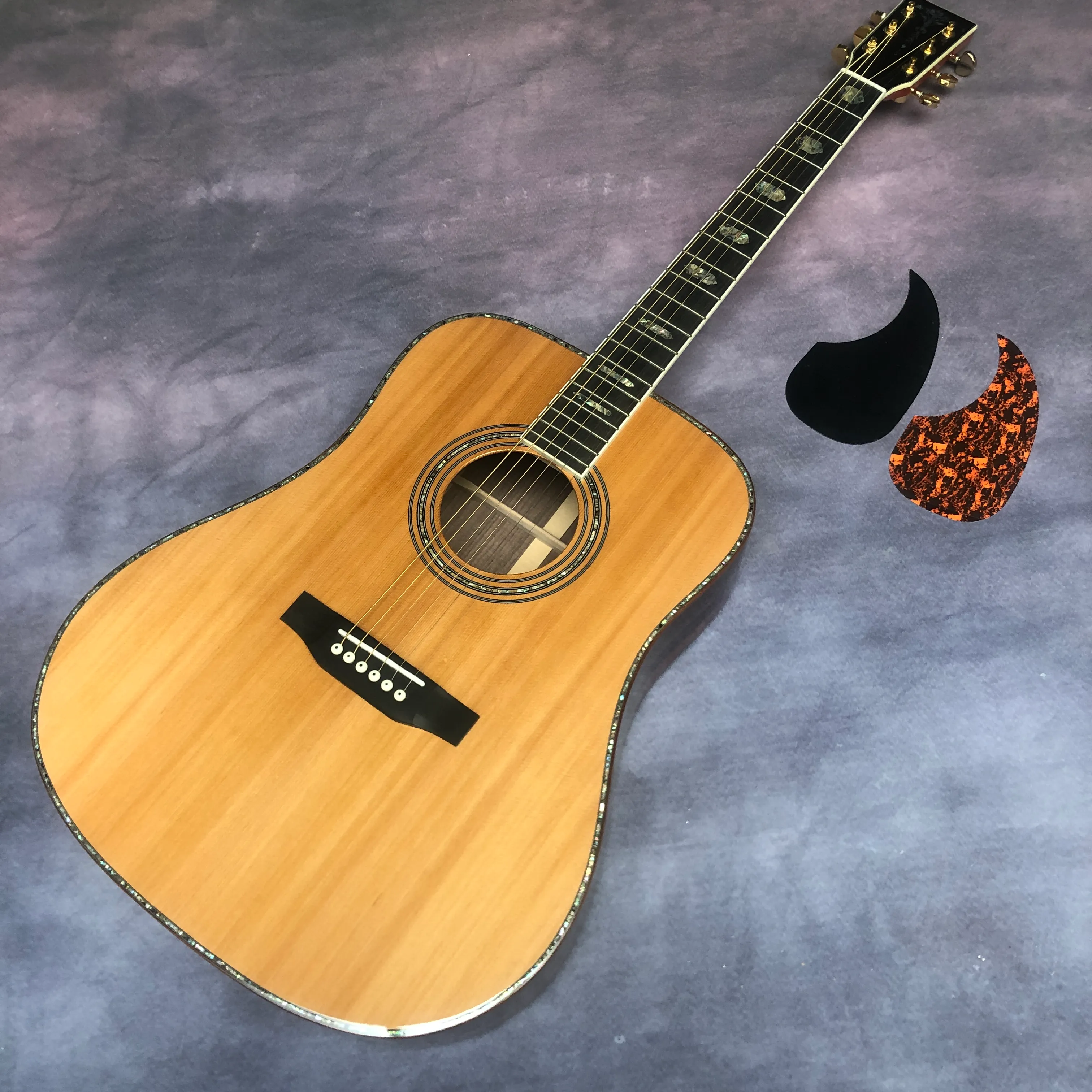 Guitare acoustique acoustique série Woodsfinger D45, section en bois massif, baril D 41 "