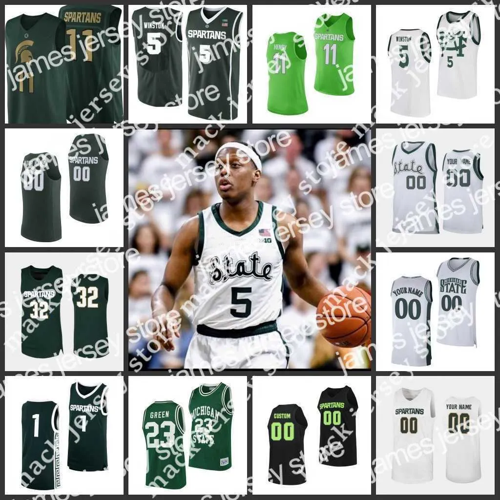 Баскетбол в колледже носит NCAA Michigan Basketball Jersey Magic Johnson Denzel Valentine Draymond Green Branden Dawson Mateen Cleaves Morris