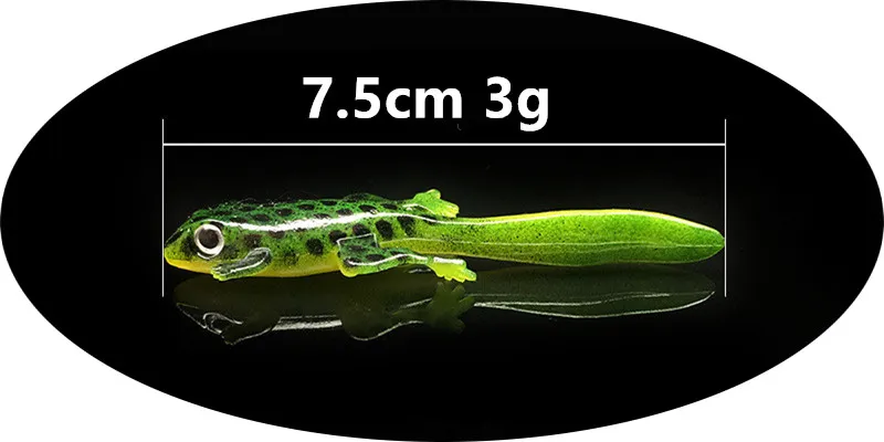 75cm 3g Elliot Frog Soft Baits Lures Silicone Fishing Gear S25287334 From  R7sb, $16.1