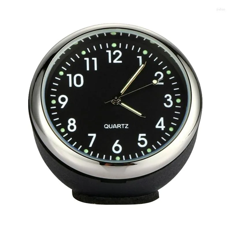 Interior Decorations High Quality Mini Car Automobile Quartz Clock Arabic Numerals Auto Watch Decorative Accessories Styling