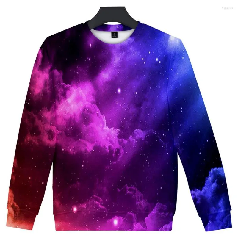 Men's Hoodies Personality Color Smoke Crew Neck Sweatshirt Autumn Men/women Clothes 3D Cool O-neck Oversized Streetwear