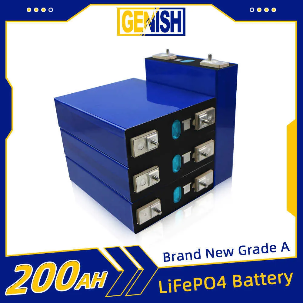 200Ah LifePo4 1/4/8/16/32PCS Lithium-Eisen Phosphat 3,2 V Akku Deep Cycle Zelle DIY Für 12V 24V 48V Home Off-Grid