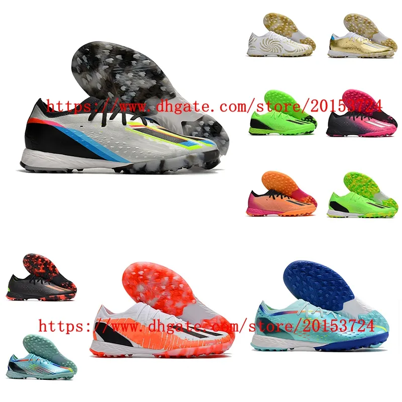 X Speedportal.1 TF Men Soccer Shoes High Ankle Football Boots Adult Cleats Grass Training Sport Sneakers