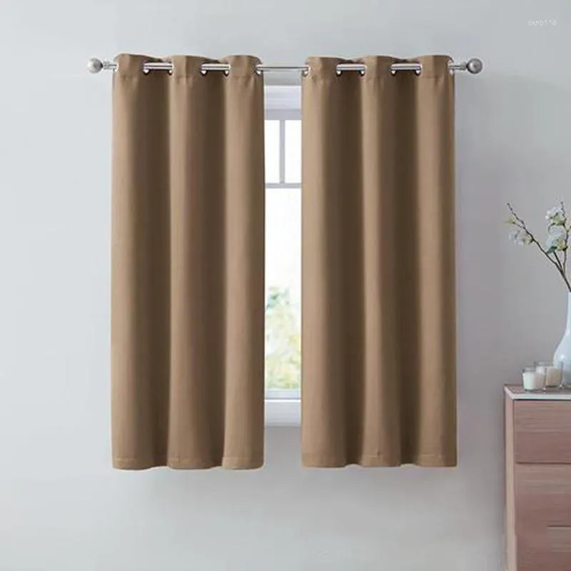 Cortina Modern Living Room Belas Cortinas Blackout para tratamento de janelas Drapes acabadas para casa à prova de sol