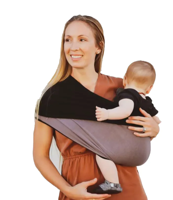 OEM ODM 2023 Färgmatchning Wrap Baby Carrier Scarf Original Stretchy spädbarn Sling perfekt för nyfödda barn och barn