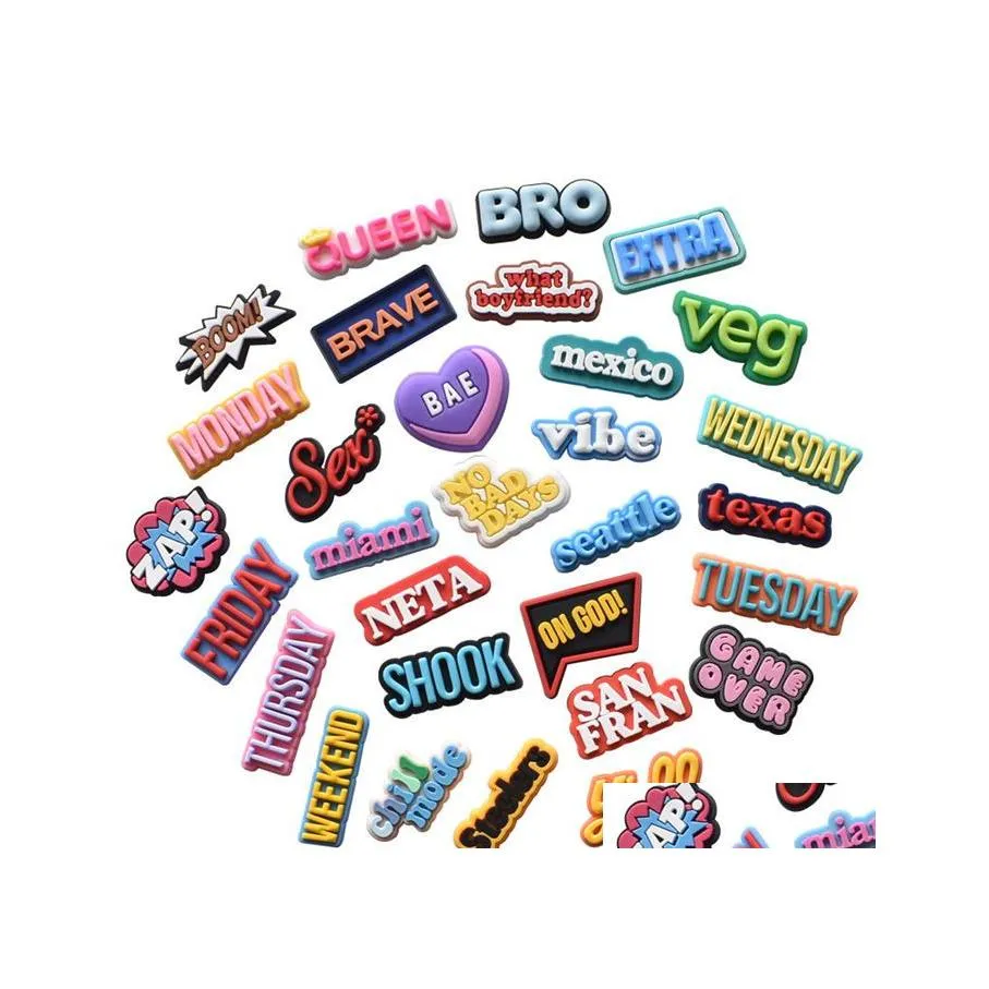 Shoe Parts Accessories High Demand Products Pvc Croc Charms Soft Plastic Drip Fashion Unique Product Sales Drop Delivery Shoes Dhahl