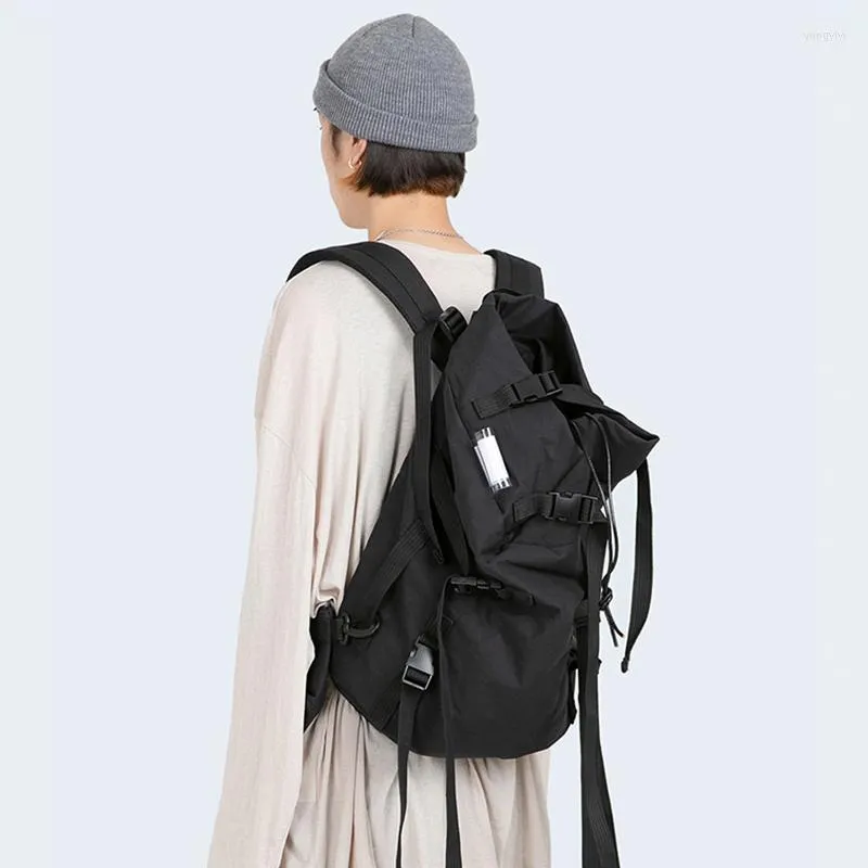 Backpack Fashion Designers Brand Hip Hop Style Streetwear Bags Large Capacity Function Traveling For Men Women