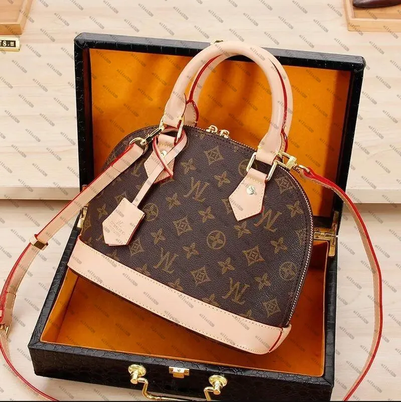 2022 Alma Bb Dames Cosmetische Crossbody Tas Vrouwen Schoudertassen Luxe Ontwerpers Lederen Handtassen Portemonnee Portemonnee Tote