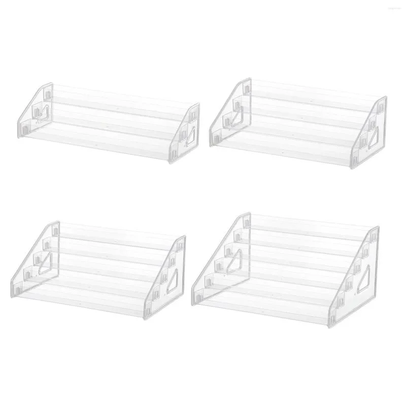 Boîtes de rangement multi-niveaux organisateur d'ongles support facile à nettoyer présentoir étagère pour maquillage huiles essentielles comptoir salle de bain