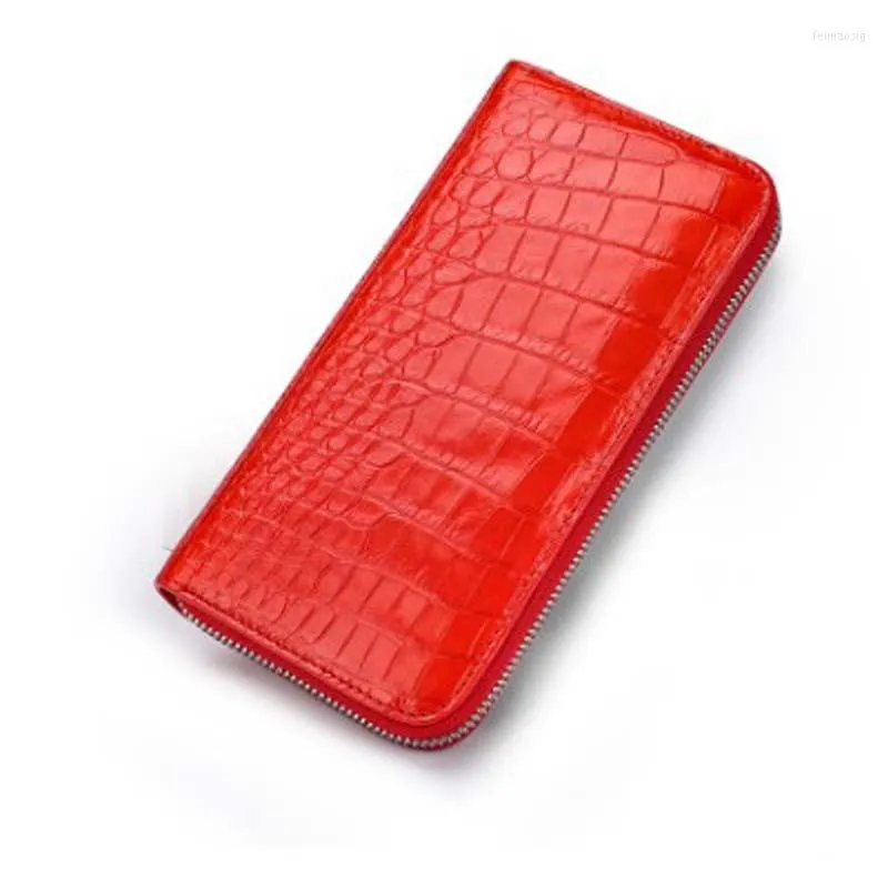 Evening Bags Dongou Thailand Crocodile Skin Women Bag Wallet Long Genuine Leather Clutch Female