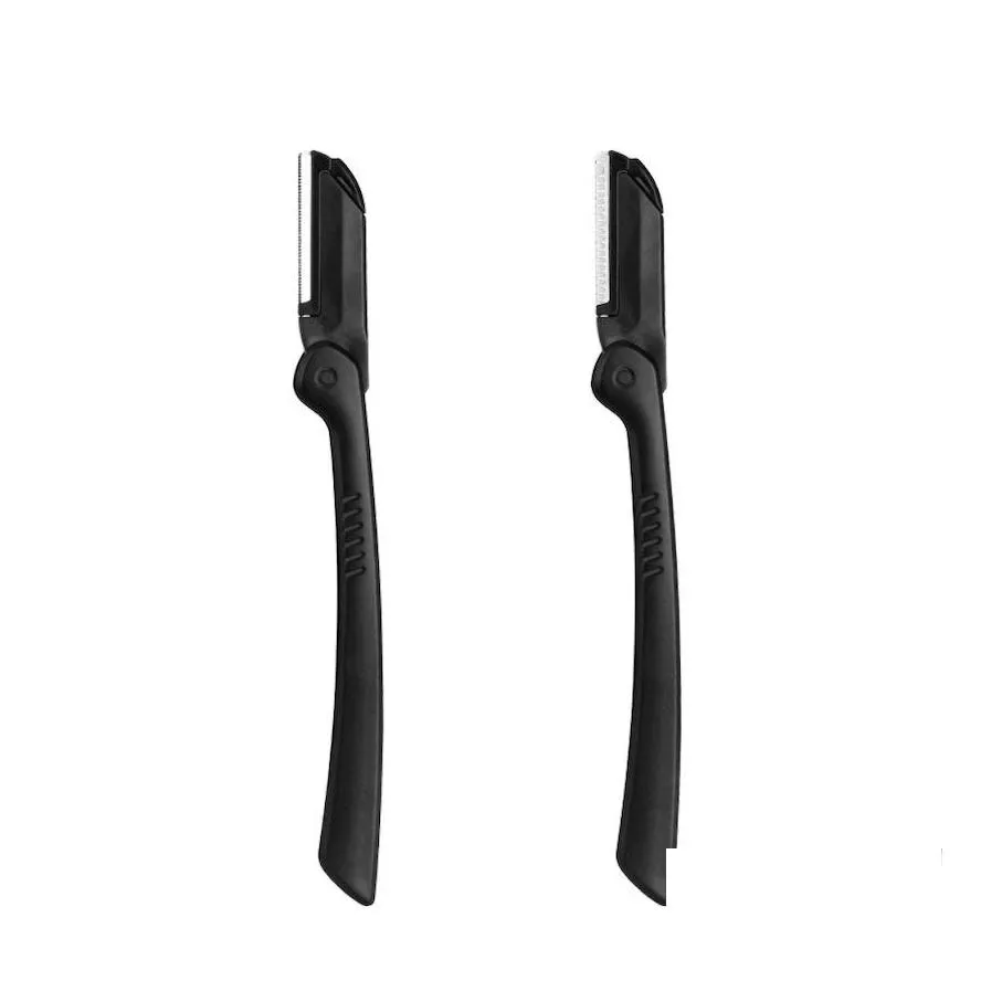 Reticated Blade Disposable Eyebrow Razor For Men And Women Folding
