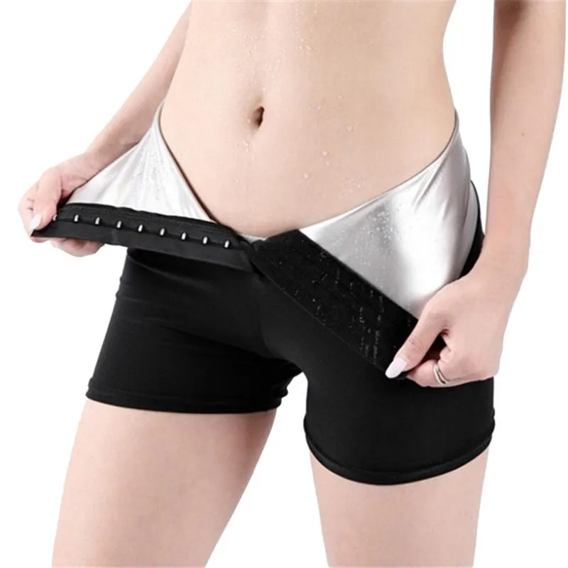 Women's Shapers Sweat Pants For Women High Waisted Slimming Shorts Thermo Workout Leggings Weight Loss