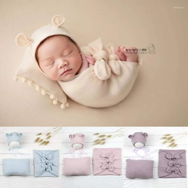 Шляпы 3pcs/set baby pography progres