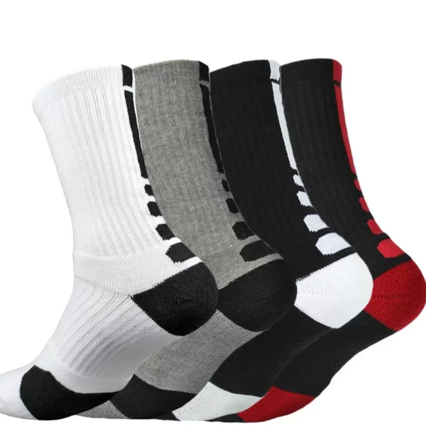 Fashion USA Professional Elite Basketball Socks Long Knee Athletic Sport Socks Men Compression Thermal Winter FY7322 TT0129