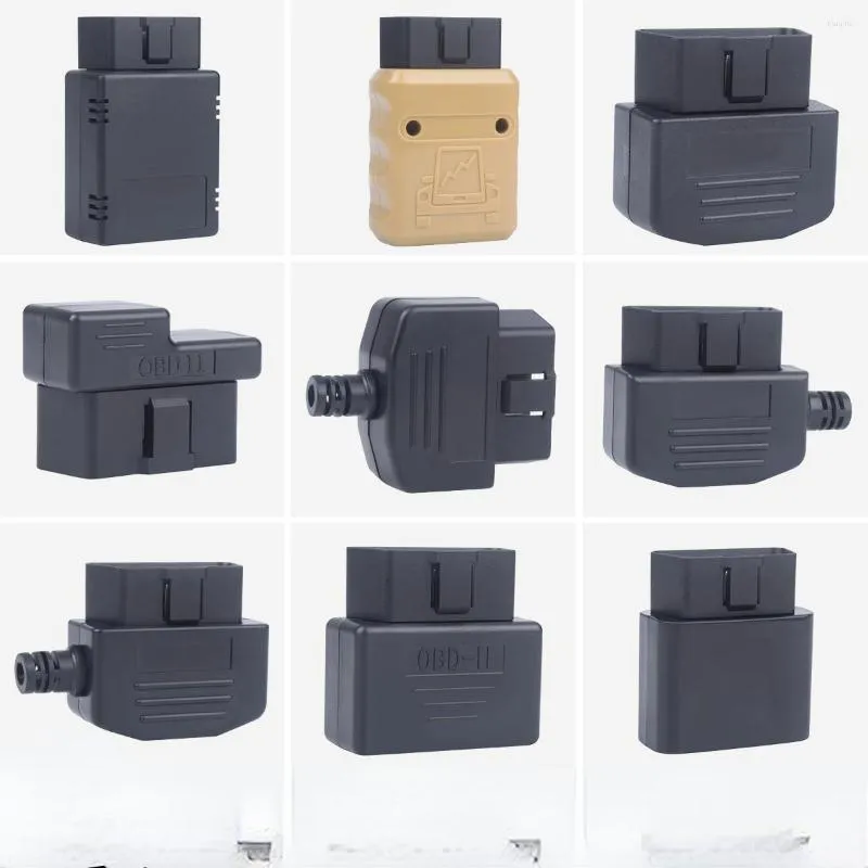 Car Male Connector OBD2 16Pin مطلي بالإبرة المنحنية الذهب