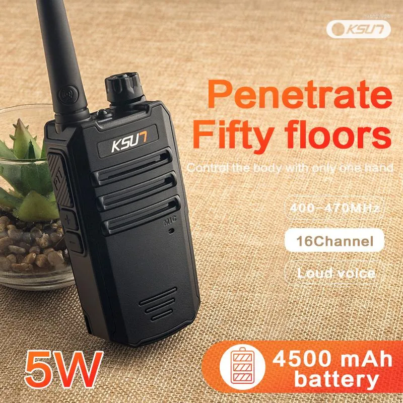 Mini VHF Handheld Walkie Talkie 27 Mhz Set With Scanner And Transmitter ...