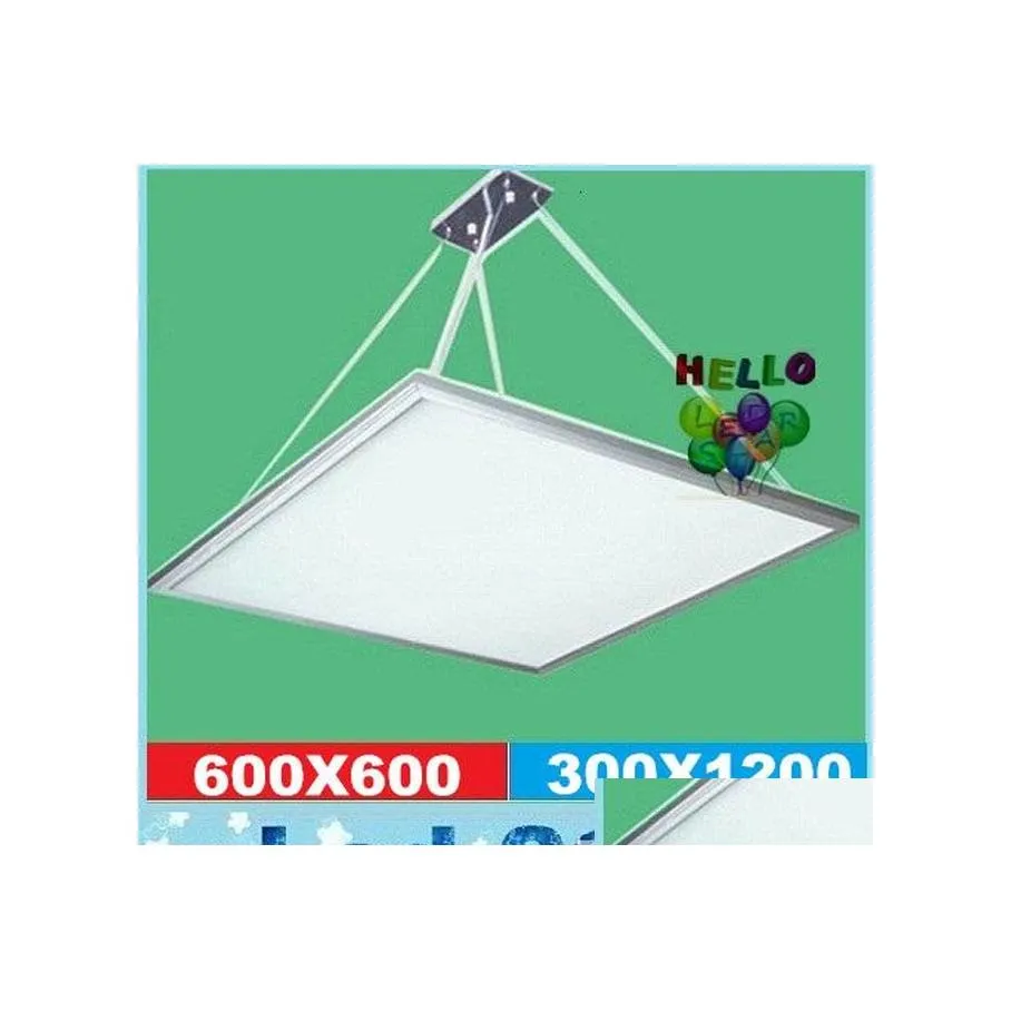 Pannello Led Sospeso 48W Luce 600X600Mm 4800Lm Alta Luminosità Smd2835 Soffitto Garanzia 3 Anni Ce Rohs Fcc Drop Delivery Lig Otcao