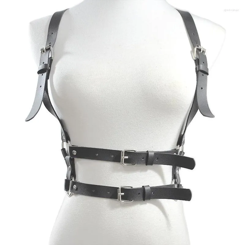 Belts 2023 Punk Belt Girls Street Hip Hop Bondage Strap Fashion Women Luxury Designer Brand For Ladies Rock Stylish Accessories