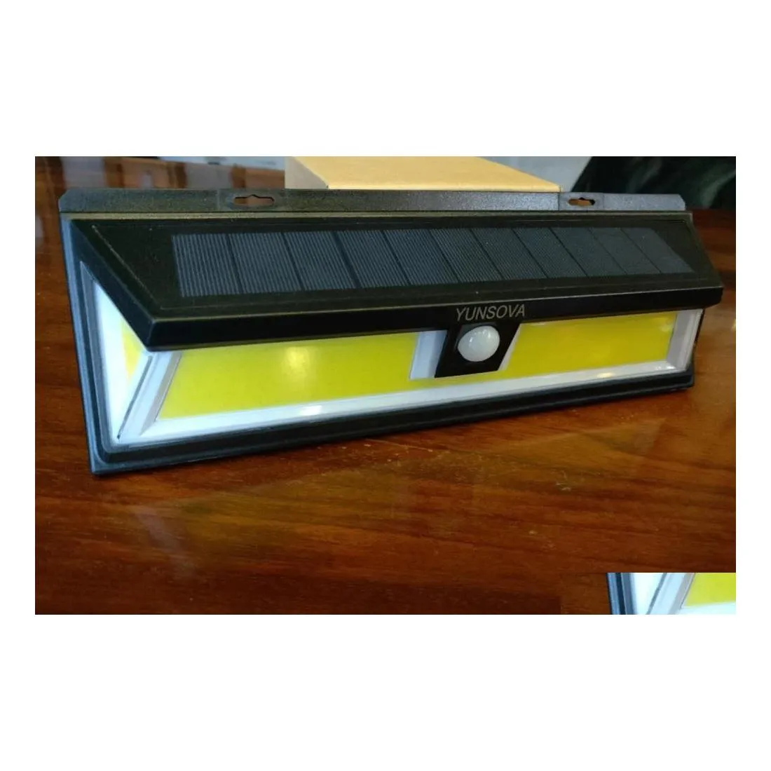 ソーラーストリートライトユンソバLEDライトPIRモーションセンサー屋外ランプ防水IP65ドロップ配信照明Reable Energy OteBP