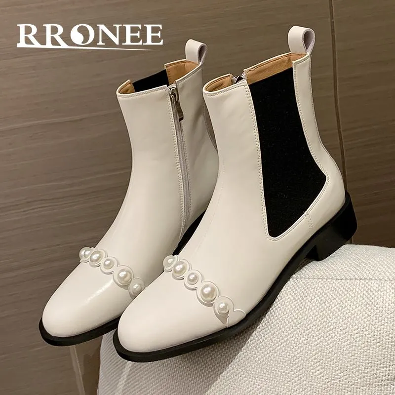 Pearl 2023 Autumn/Winter Boots Sweet Women's Women المرن متعدد الاستخدامات المدى المتوسط ​​278 951