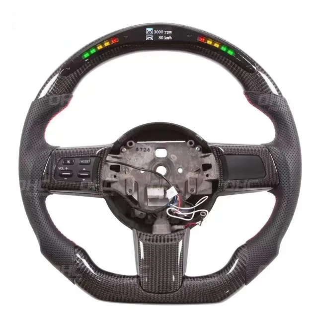 Enhance Your Toyota RX8 With LED Carbon Fiber Carbontastic Steering Wheel Display From Iscan
