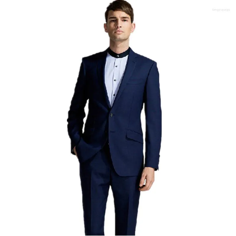 Men's Suits Fashion Mens Wedding Slim Formal Occasion Style The Groomsman/groom Tuxedos Costume Homme