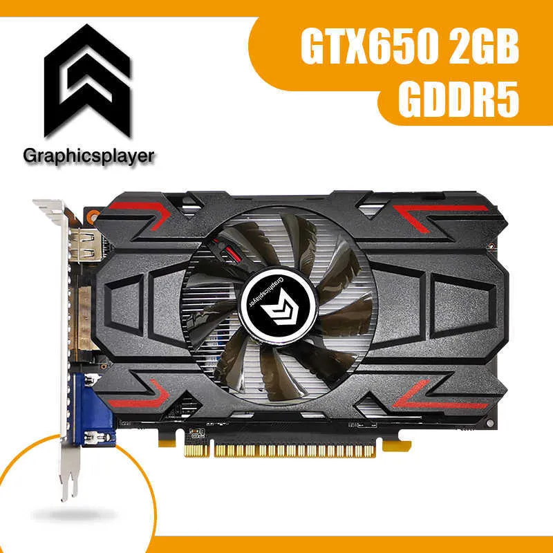 بطاقة رسومات الكمبيوتر GTX650 2GB GTX750 2048MB GT740 128BIT PCI-E 16X CARD VGA Chip الأصلي لـ NVIDIA GTX GT