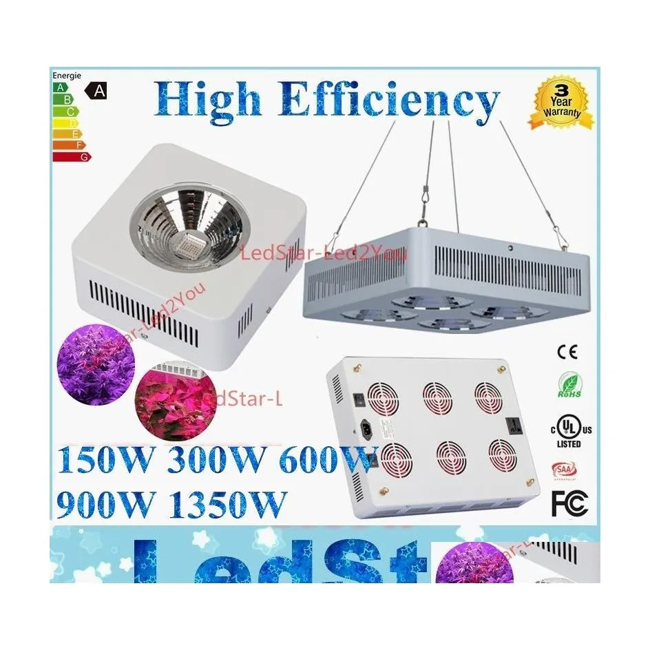 Grow Lights Factory Lowest Price Cob 150W 300W 600W 900W 1350W 54X3W Led Fl Spectrum Plant Hydroponic Drop Delivery Lighting Indoor Othre