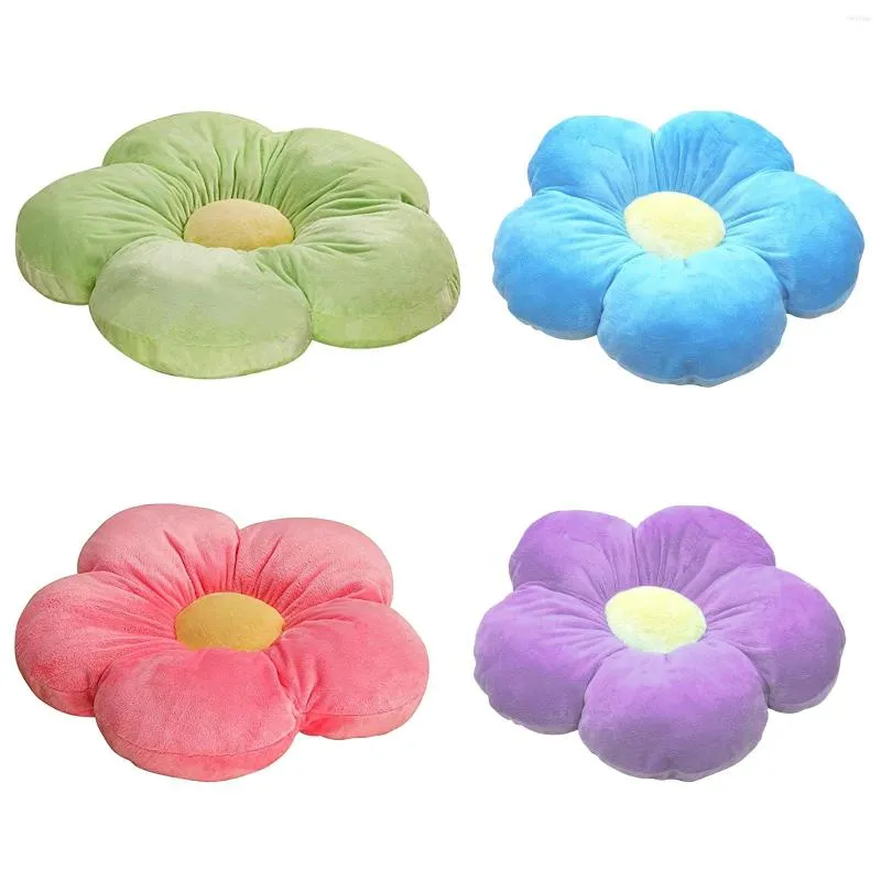 Pillow Sofa Cute Flower Cartoon Plush Chair Living Bedroom Home Decorative Office S Birthday Gifts For Kid