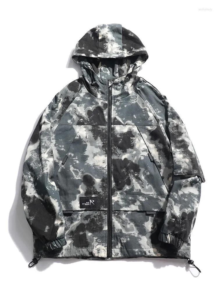 Giubbotti da uomo 2023 Autunno Camouflage Outdoor Moda uomo Camping Techwear Abbigliamento tattico militare Alpinismo 21Q1298