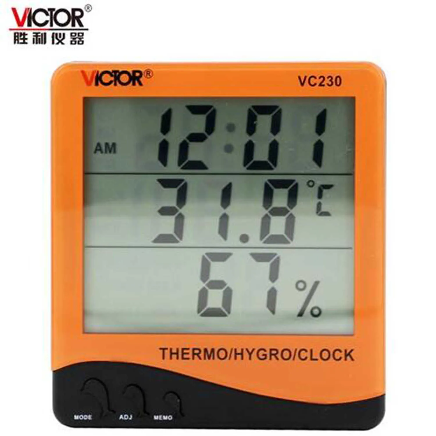 Victor VC230 VC230A VC330家庭用温度湿度メーターデジタル電子および湿度。