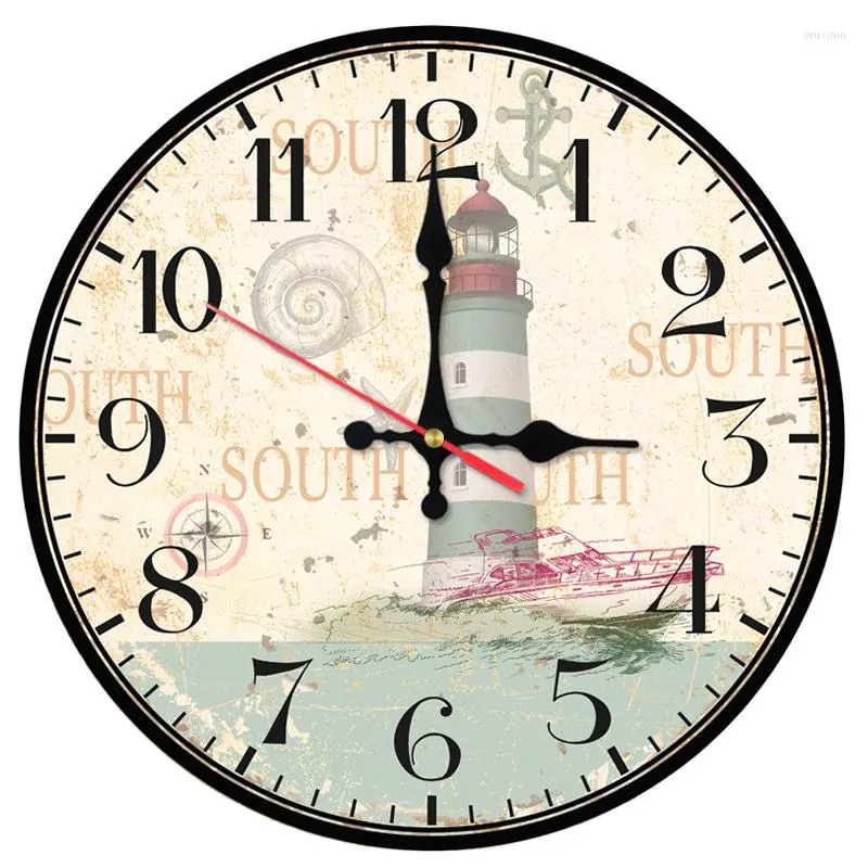 Wall Clocks Special Offer Home Decoration Modern Still Life Stickers Needle Quartz Watches Single Face Wooden Clock Pointers
