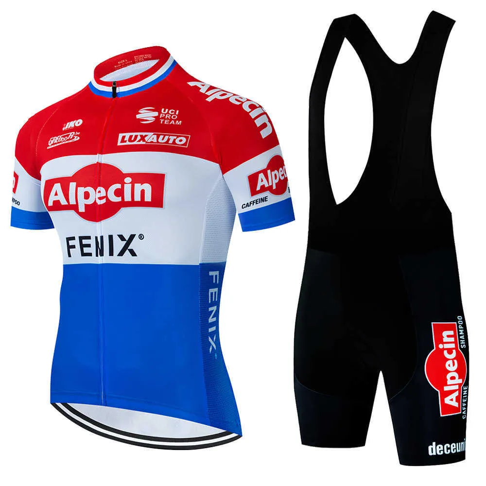 Jersey Sets 2024 Alpecin Men's Cycling Set: Breathable Anti-UV Bike  Clothing with Bib Short Sleeve Jersey Suits Bicycle Wear Z230130