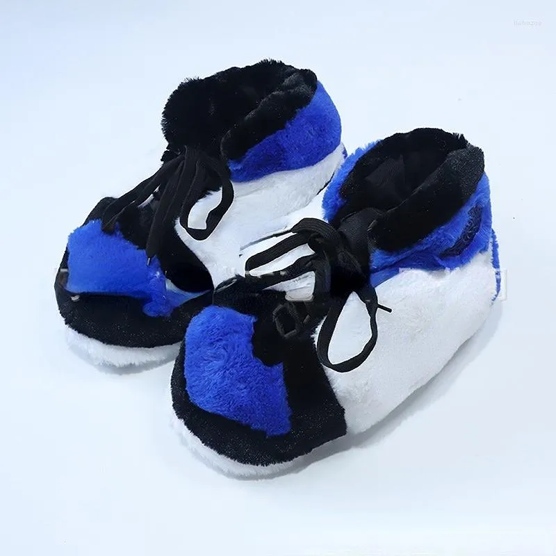 Slippers US 6 Sneakers Men House Floor Cotton Shoes Woman Winter Warm Plush Slipper Women Cute Home Unisex EU 35-45 5-10.5