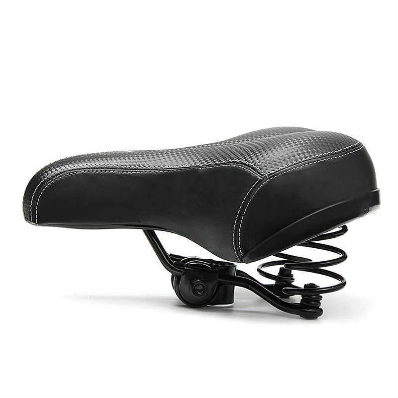 Selle Vélo Fibre De Carbone Creuse T800 – Ultra Légère 110g, Route VTT Pliant, Rail Double, Selle Ergonomique 275x143 Mm Motif 3K