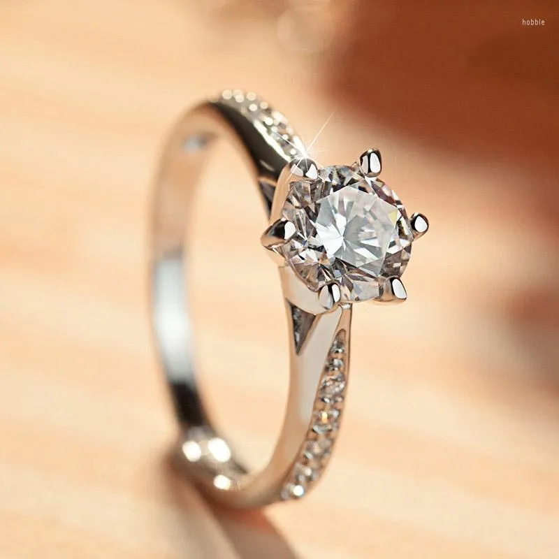 Wedding Rings Fashion Bands Dating Ring Jewelry Trendy Women Party Female Daily Wear